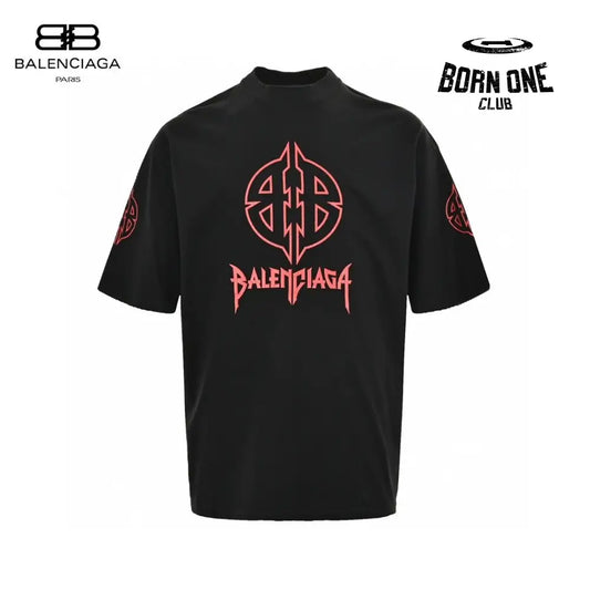 Balenciaga Gothic Logo T-Shirt (Black) Camiseta T-shirt