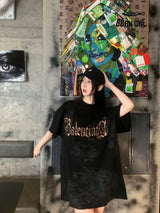 Balenciaga Gothic Logo T-Shirt Camiseta T-shirt