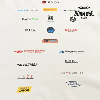 Balenciaga Graphic Print T-Shirt Camiseta T-shirt