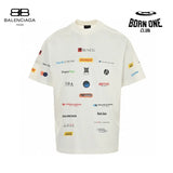 Balenciaga Graphic Print T-Shirt Camiseta T-shirt