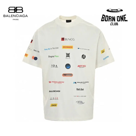 Balenciaga Graphic Print T-Shirt Camiseta T-shirt