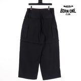 Balenciaga Large Cargo Pants in Black Calça Jeans