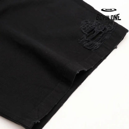 Balenciaga Large Cargo Pants in Black Calça Jeans
