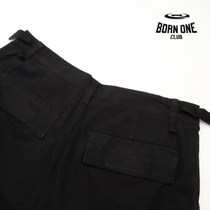 Balenciaga Large Cargo Pants in Black Calça Jeans