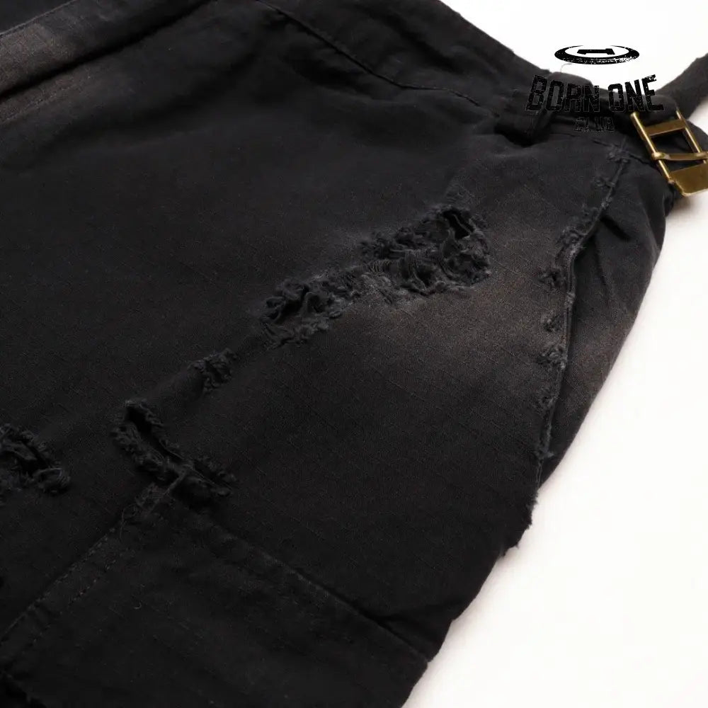 Balenciaga Large Cargo Pants in Black Calça Jeans