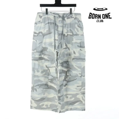 Balenciaga Large Cargo Pants in Light Grey Calça