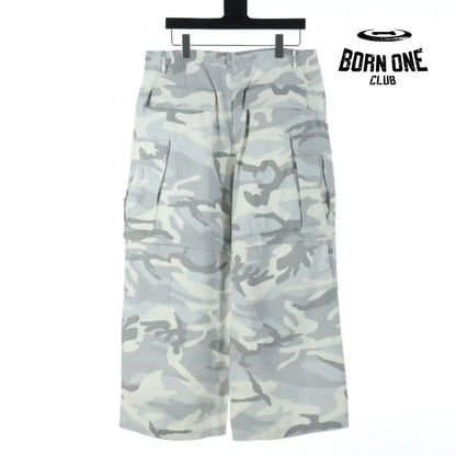 Balenciaga Large Cargo Pants in Light Grey Calça