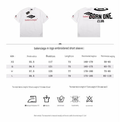 Balenciaga Logo Graphic T-Shirt Camiseta T-shirt