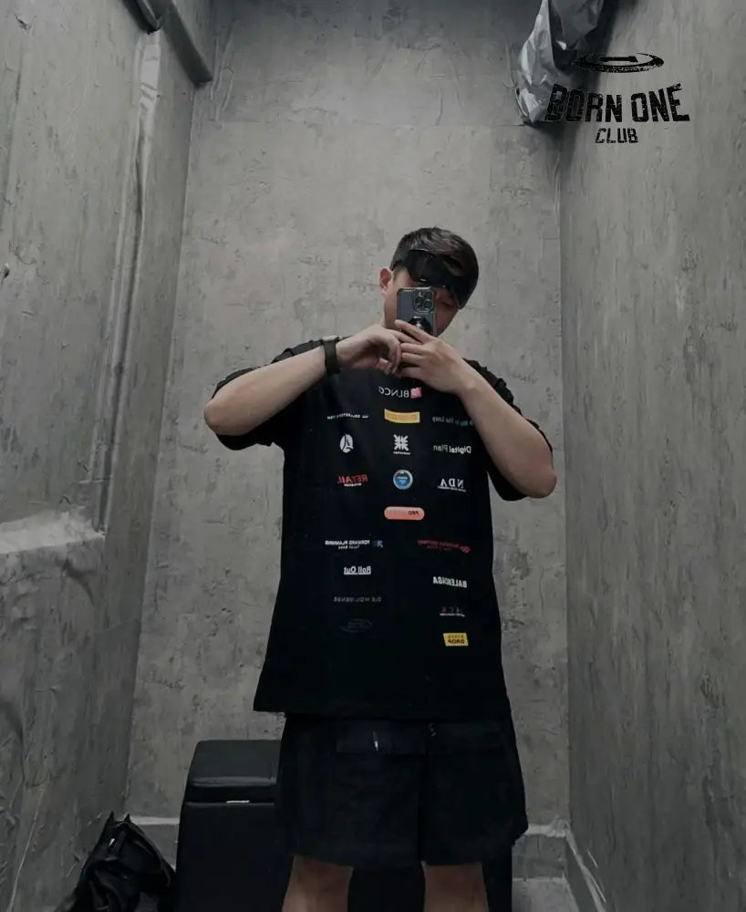 Balenciaga Logo-Print T-Shirt Camiseta T-shirt