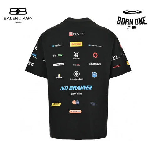 Balenciaga Logo-Print T-Shirt Camiseta T-shirt