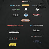 Balenciaga Logo-Print T-Shirt Camiseta T-shirt