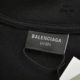 Balenciaga Long Sleeve Logo Shirt - Black Sweatshirts