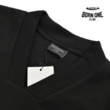 Balenciaga Long Sleeve Logo Shirt - Black Sweatshirts