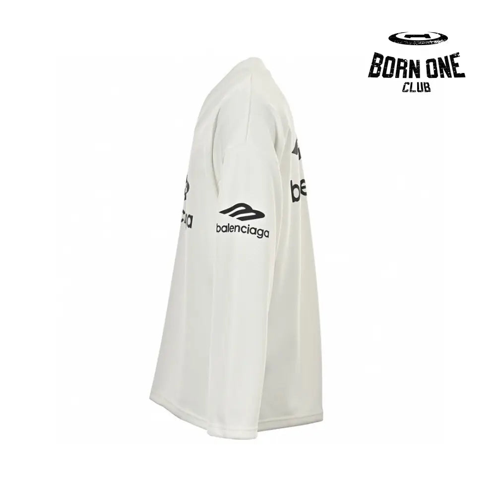Balenciaga Long Sleeve Logo Shirt Sweatshirts