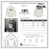 Balenciaga Long Sleeve Logo Shirt Sweatshirts