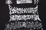 Balenciaga Multi-Logo T-Shirt (Black) Camiseta T-shirt