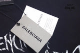 Balenciaga Multi-Logo T-Shirt (Black) Camiseta T-shirt