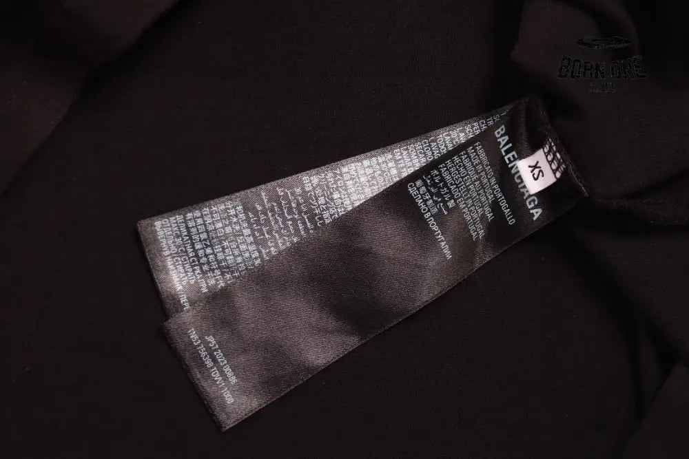 Balenciaga Multi-Logo T-Shirt (Black) Camiseta T-shirt