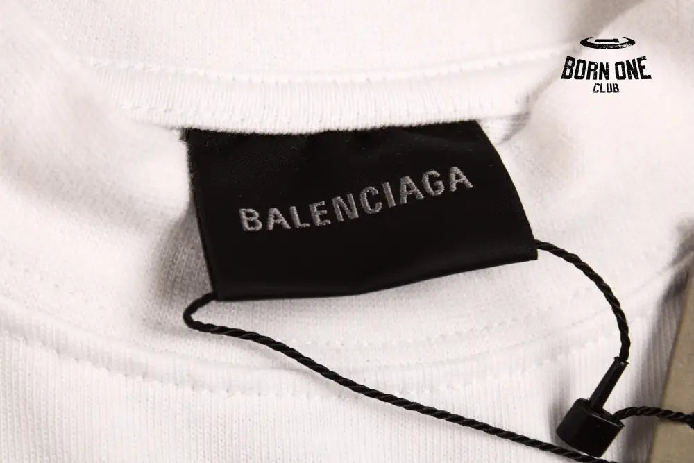 Balenciaga Multi-Logo T-Shirt (White) Camiseta T-shirt