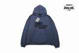 Balenciaga Paris Graffiti Hoodie - Blue Moletom Sweatshirts