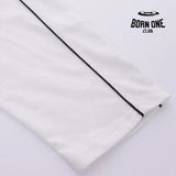 Balenciaga Paris Soccer Long Sleeve Oversized T-Shirt in White Camiseta