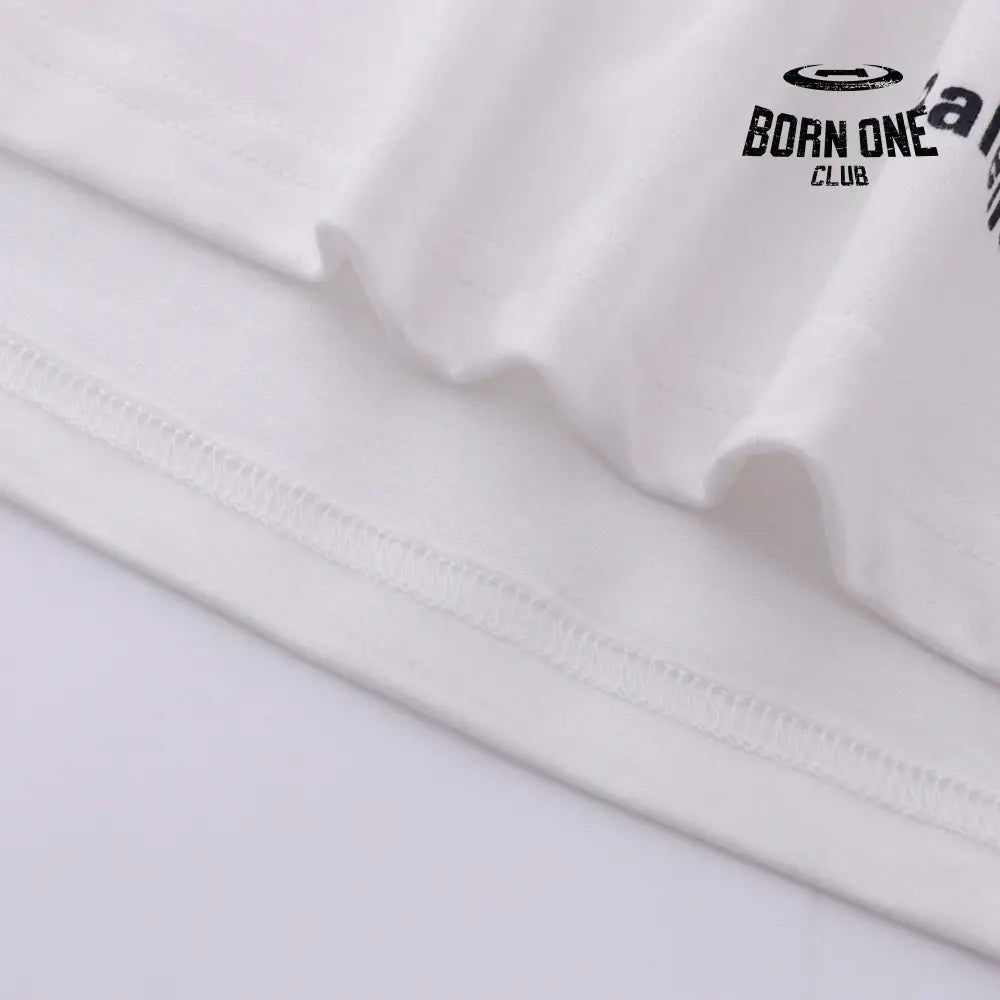 Balenciaga Paris Soccer Long Sleeve Oversized T-Shirt in White Camiseta