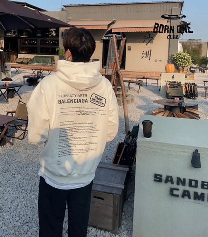 Balenciaga Paris Team Hoodie Moletom Sweatshirts