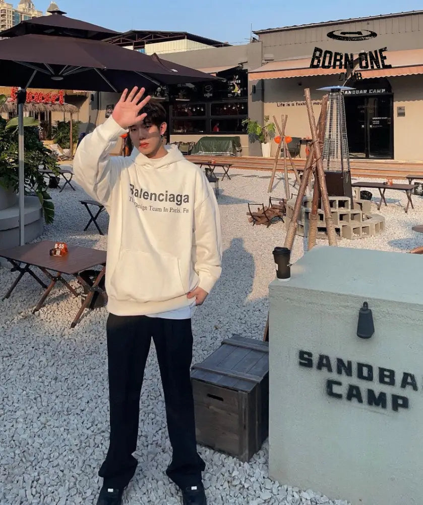 Balenciaga Paris Team Hoodie Moletom Sweatshirts