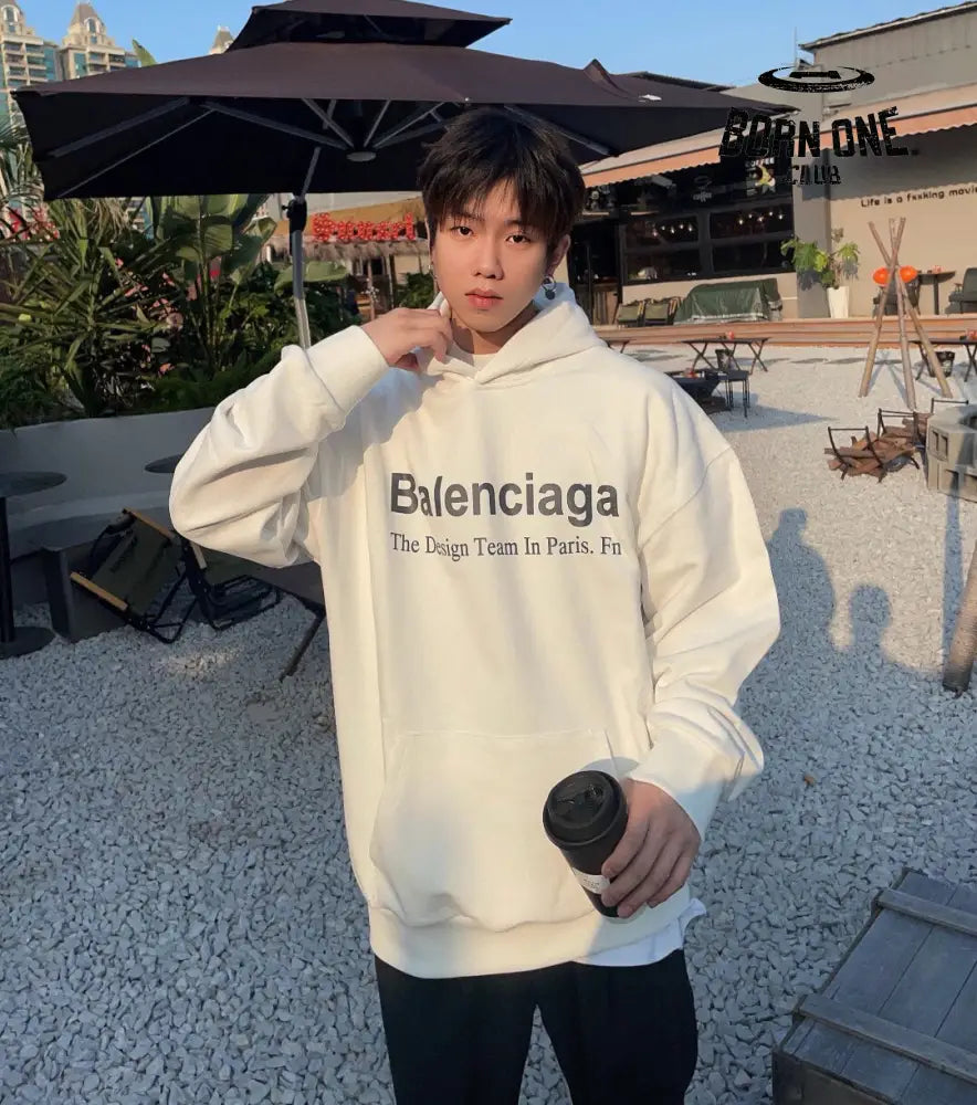 Balenciaga Paris Team Hoodie Moletom Sweatshirts