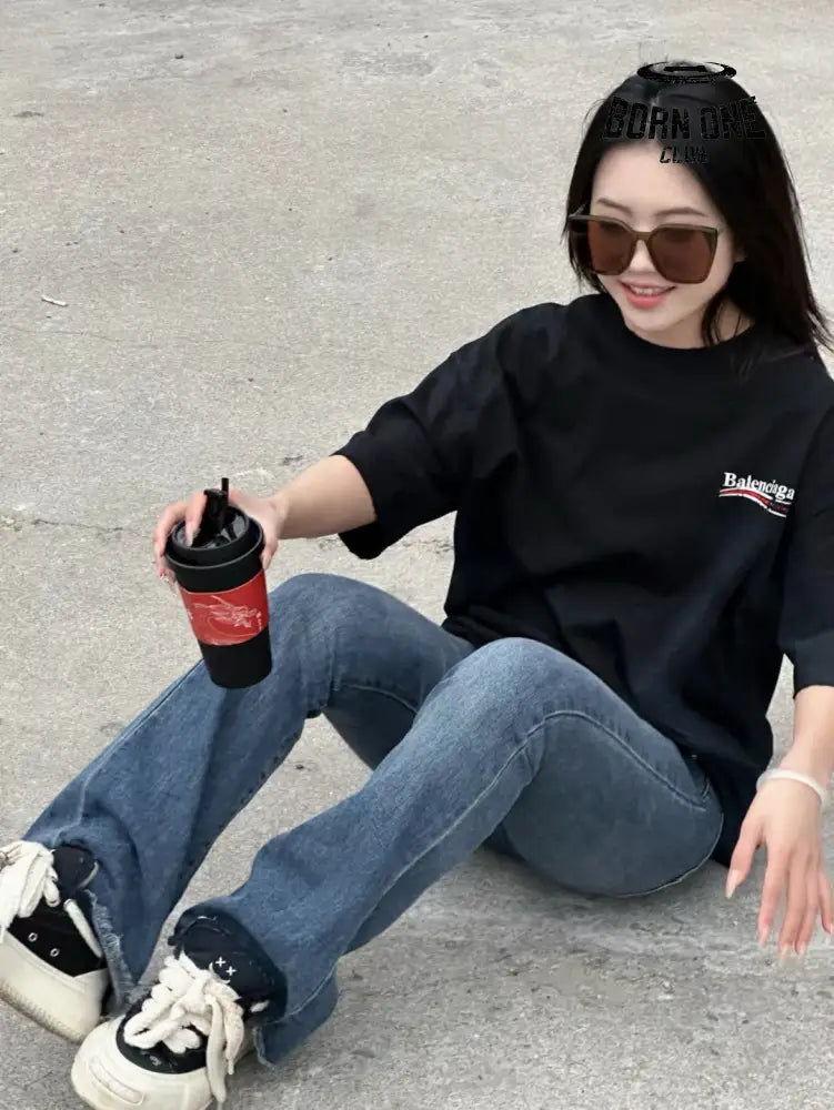 Balenciaga Political Campaign T-Shirt (Black) Camiseta T-shirt