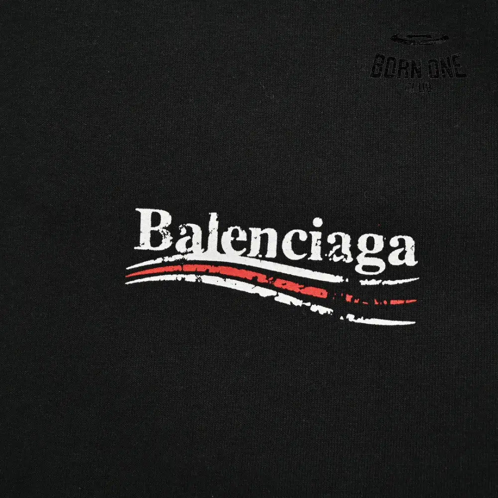 Balenciaga Political Campaign T-Shirt (Black) Camiseta T-shirt