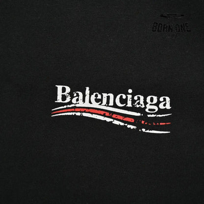 Balenciaga Political Campaign T-Shirt (Black) Camiseta T-shirt