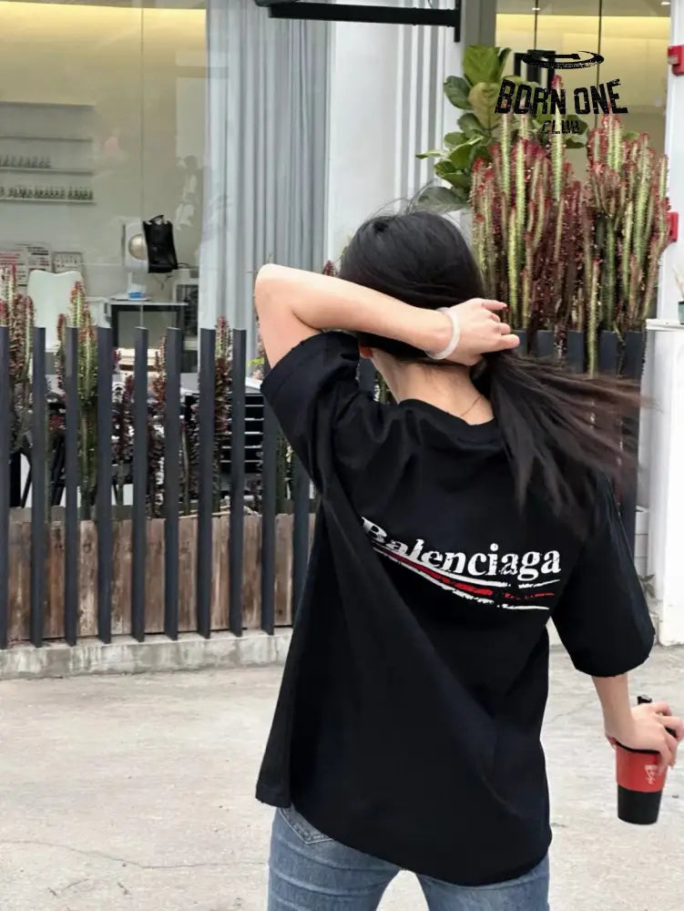Balenciaga Political Campaign T-Shirt (Black) Camiseta T-shirt