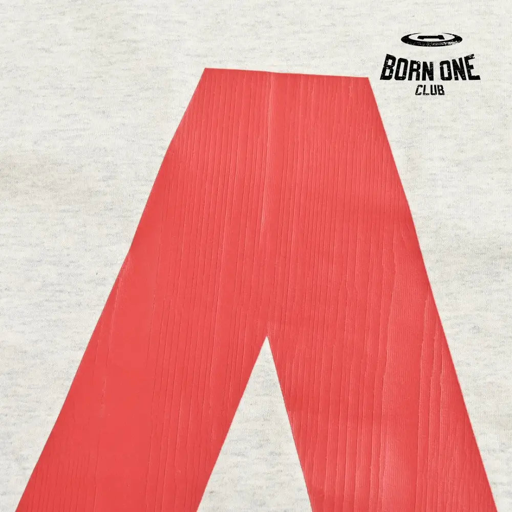 Balenciaga Red Logo Graphic T-Shirt (Gray) Camiseta T-shirt