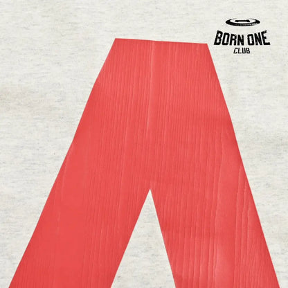 Balenciaga Red Logo Graphic T-Shirt (Gray) Camiseta T-shirt