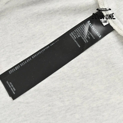 Balenciaga Red Logo Graphic T-Shirt (Gray) Camiseta T-shirt