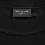 Balenciaga Reflective Logo Black T-Shirt Camiseta T-shirt