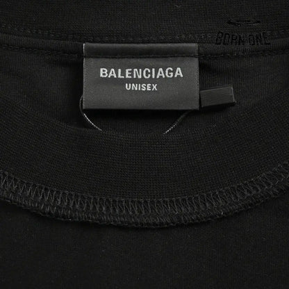 Balenciaga Reflective Logo Black T-Shirt Camiseta T-shirt