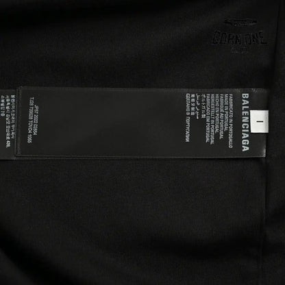 Balenciaga Reflective Logo Black T-Shirt Camiseta T-shirt