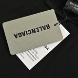Balenciaga Reflective Logo Black T-Shirt Camiseta T-shirt