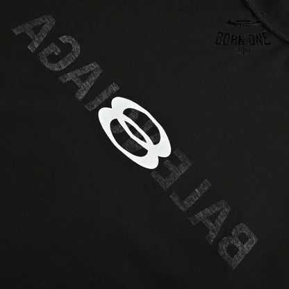 Balenciaga Reflective Logo Black T-Shirt Camiseta T-shirt