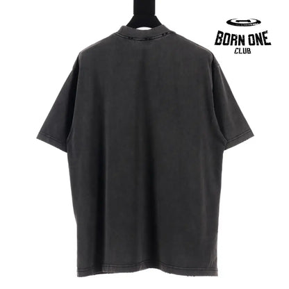 Balenciaga Rock Band Oversized T-Shirt in Black Camiseta