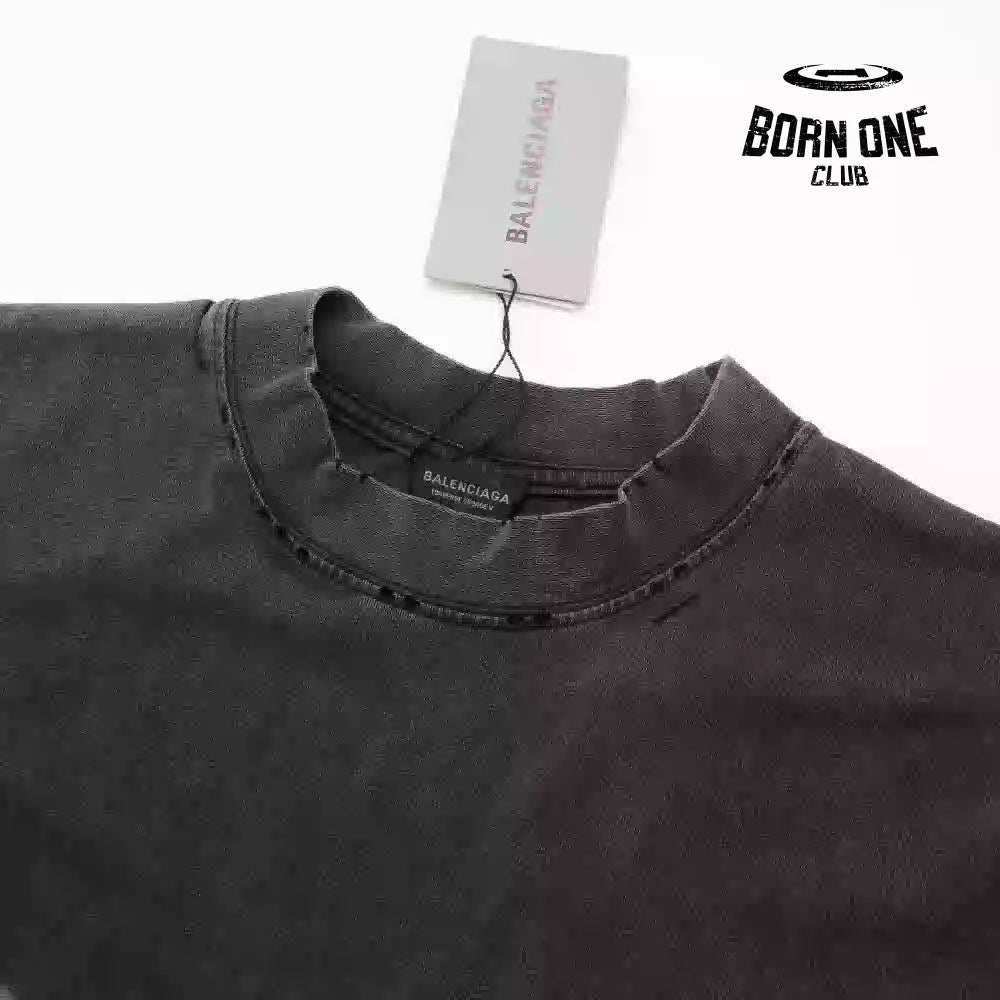 Balenciaga Rock Band Oversized T-Shirt in Black Camiseta