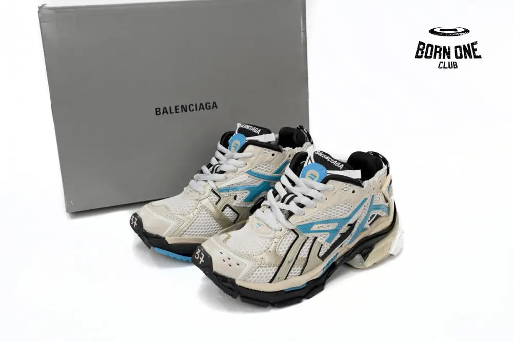 Balenciaga Runner Beige Grey Blue