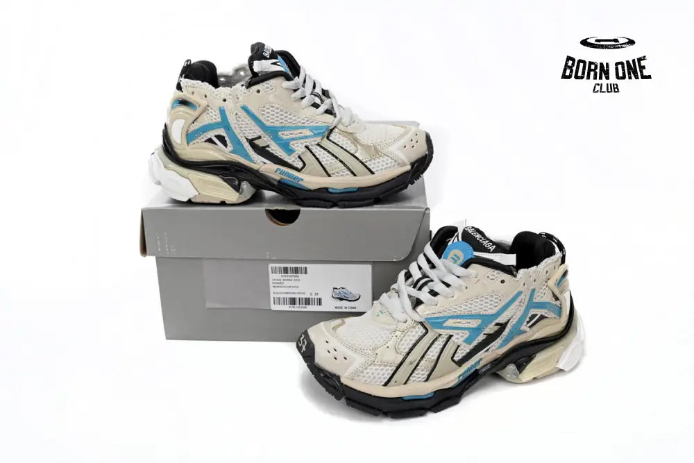 Balenciaga Runner Beige Grey Blue