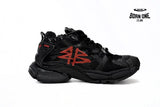 Balenciaga Runner Black And Red Characters