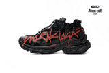 Balenciaga Runner Black And Red Characters