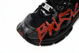 Balenciaga Runner Black And Red Characters