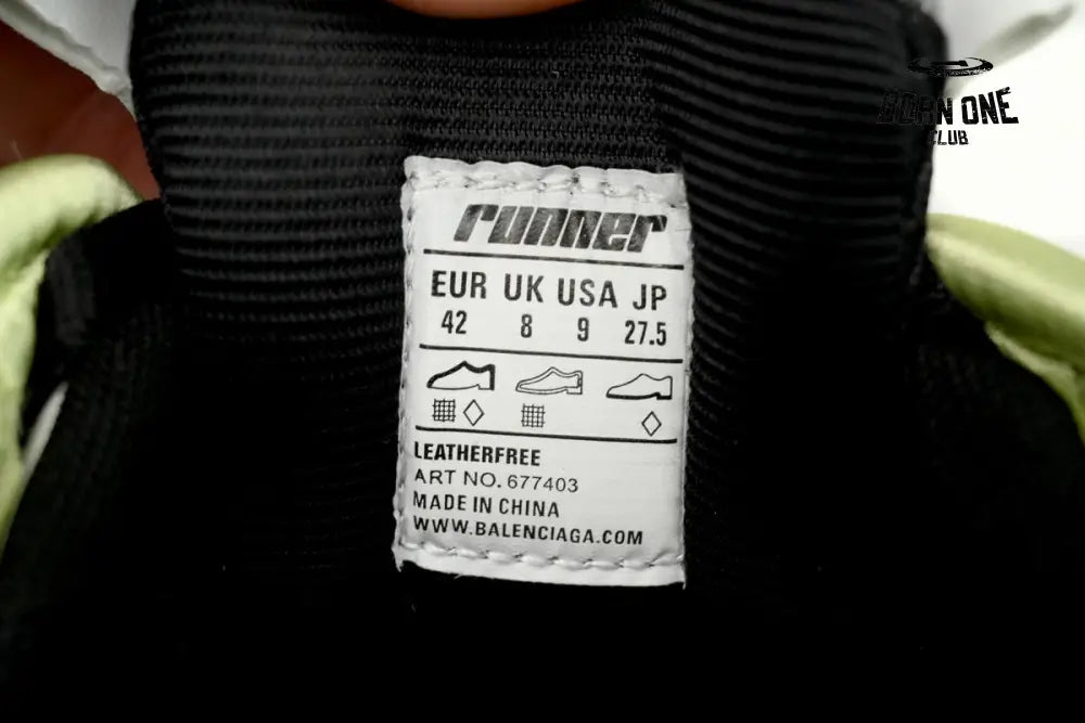Balenciaga Runner Black Green