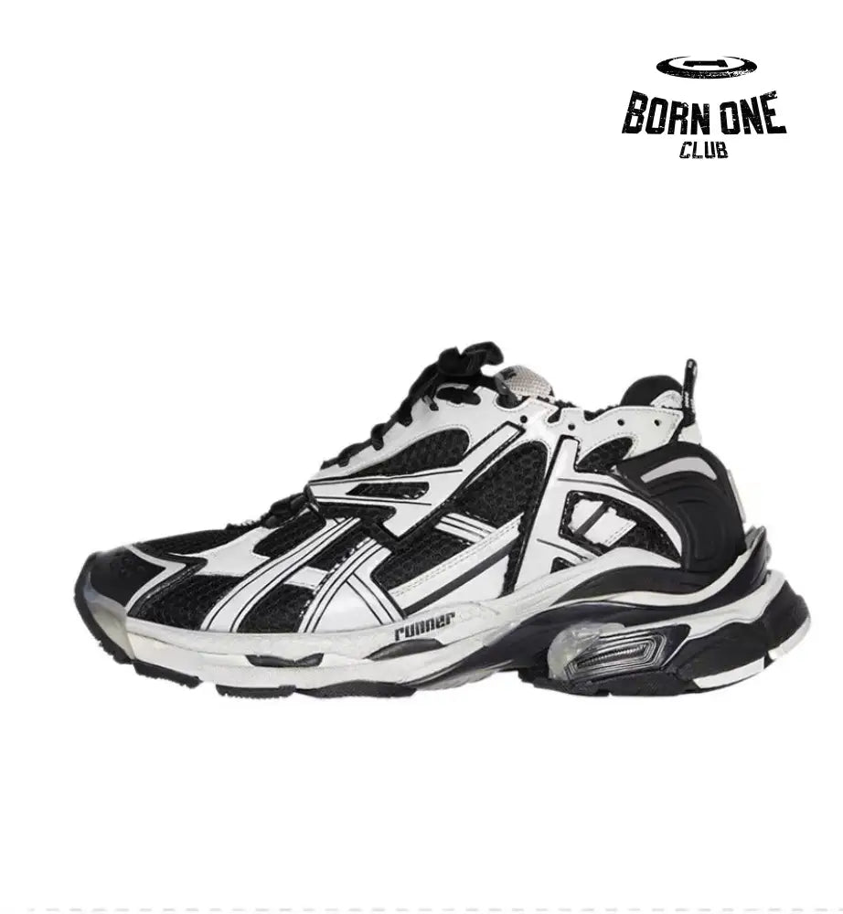 Balenciaga Runner Black White